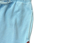 画像をギャラリービューアに読み込む, CHROME HEARTS クロムハーツ × MATTY BOY マッティボーイ スウェットショーツ サイズL クロスボールボタン ブルー 良品 中古 4b006901