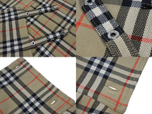 画像をギャラリービューアに読み込む, BURBERRY バーバリー スカート ティッシ期 ノヴァチェック アシンメトリー 8025832 ベージュ ウール サイズ36 美品 中古 4b006903