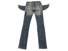 画像をギャラリービューアに読み込む, adidas JEREMY SCOTT アディダス ジェレミースコット ウィングデニム 希少 YV46D24R00011 コットン ポリウレタン インディゴブルー サイズ27 中古 4b006904