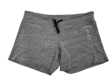 画像をギャラリービューアに読み込む, 極美品 CHROME HEARTS クロムハーツ スウェットショーツ ショートパンツ サイズM グレー パープル ロゴプリント 中古 4b006905