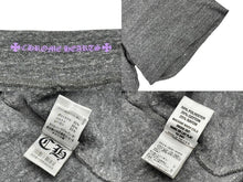 画像をギャラリービューアに読み込む, 極美品 CHROME HEARTS クロムハーツ スウェットショーツ ショートパンツ サイズM グレー パープル ロゴプリント 中古 4b006905