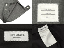 Load image into Gallery viewer, THOM BROWNE トムブラウン ストライプ スラックス MTT012A-00626035 イージーウェスト グレー サイズ4 美品 中古 4b006907