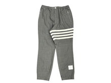 Load image into Gallery viewer, THOM BROWNE トムブラウン ストライプ スラックス MTT012A-00626035 イージーウェスト グレー サイズ4 美品 中古 4b006907