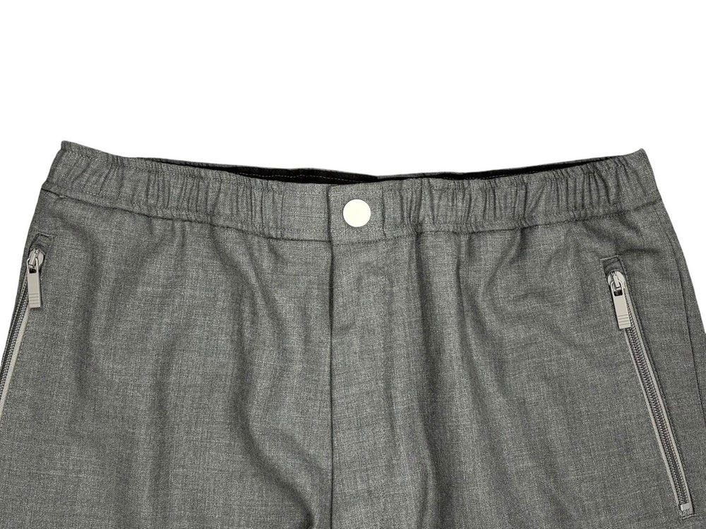 THOM BROWNE Striped Slacks MTT012A-00626035 Easy West Gray Size 4 Good Condition Used 4b006907