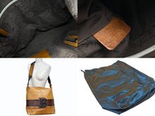 画像をギャラリービューアに読み込む, Berluti ベルルッティ カリグラフティBロゴショルダーバッグ ブラウン レザー シルバー金具 美品 中古 4b006908