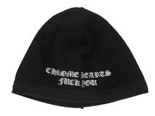 画像をギャラリービューアに読み込む, CHROME HEARTS クロムハーツ THERMAL FUCK YOU BEANIE サーマルビーニー ブラック 3825B230032 中古 美品 中古 4b006909