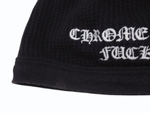 画像をギャラリービューアに読み込む, CHROME HEARTS クロムハーツ THERMAL FUCK YOU BEANIE サーマルビーニー ブラック 3825B230032 中古 美品 中古 4b006909
