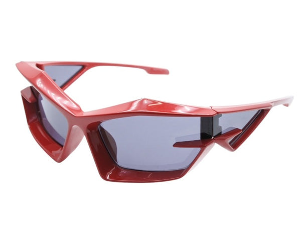 極美品 GIVENCHY ジバンシー GivCut ギブカット サングラス 3Dプリント ナイロン製 GV40049U レッド サイズ69◻︎17 中古 4b006910