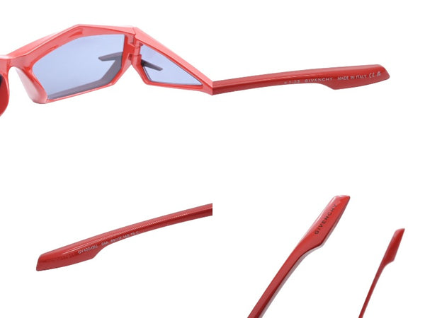 極美品 GIVENCHY ジバンシー GivCut ギブカット サングラス 3Dプリント ナイロン製 GV40049U レッド サイズ69◻︎17 中古 4b006910