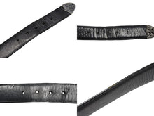 画像をギャラリービューアに読み込む, CHROME HEARTS クロムハーツ 3PC Classic 3PC belt ベルト ブラック レザー サイズ34 シルバー925 美品 中古 4b006911