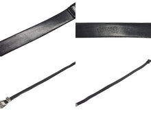 画像をギャラリービューアに読み込む, CHROME HEARTS クロムハーツ 3PC Classic 3PC belt ベルト ブラック レザー サイズ34 シルバー925 美品 中古 4b006911