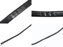 画像をギャラリービューアに読み込む, [USED/中古]CHROME HEARTS クロムハーツ ベルト・バックル 3ピース ローラーベルト ブラック レザー シルバー925 36 Bランク 中古 4b006912