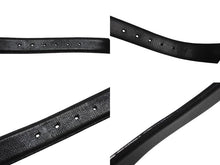 画像をギャラリービューアに読み込む, CHROME HEARTS クロムハーツ 3ピース ローラーベルト サイズ36 レザー シルバ−925 ブラック 美品 中古 4b006913