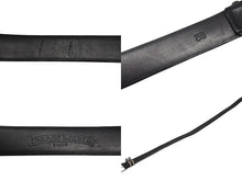 画像をギャラリービューアに読み込む, CHROME HEARTS クロムハーツ 3ピース ローラーベルト サイズ36 レザー シルバ−925 ブラック 美品 中古 4b006913