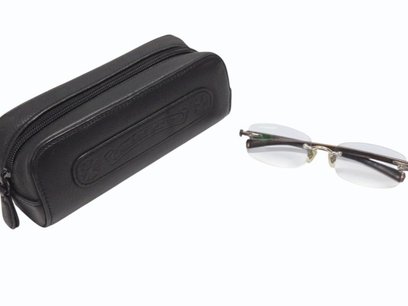 CHROME HEARTS クロムハーツ LIVING PROOF III EBONY WOOD メガネ