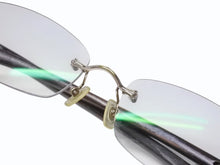 画像をギャラリービューアに読み込む, CHROME HEARTS クロムハーツ LIVING PROOF III EBONY WOOD メガネ ダークブラウン 度入り ウッド シルバー925 シルバー金具 良品 中古 4b006915