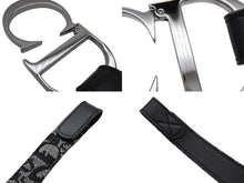 Load image into Gallery viewer, 極美品 CHRISTIANDIOR クリスチャンディオール ベルト トロッターライン CDロゴ R10093 ネイビー グレー サイズ75 中古 4b006916