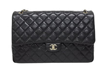画像をギャラリービューアに読み込む, 未使用 2025年 CHANEL シャネル AS4661 ジャンボ マトラッセ デカマトラッセ ショルダーバッグ ブラック 中古 4b006919