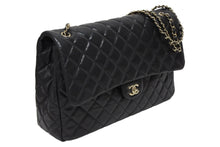 画像をギャラリービューアに読み込む, 未使用 2025年 CHANEL シャネル AS4661 ジャンボ マトラッセ デカマトラッセ ショルダーバッグ ブラック 中古 4b006919