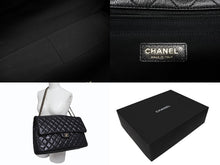 画像をギャラリービューアに読み込む, 未使用 2025年 CHANEL シャネル AS4661 ジャンボ マトラッセ デカマトラッセ ショルダーバッグ ブラック 中古 4b006919