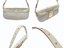 Load image into Gallery viewer, LOUIS VUITTON ルイヴィトン プレシュー ハンドバッグ M91774 スハリ レザー アイボリー スタッズ 2007年 ゴールド金具 美品 中古 4b006920
