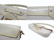 Load image into Gallery viewer, LOUIS VUITTON ルイヴィトン プレシュー ハンドバッグ M91774 スハリ レザー アイボリー スタッズ 2007年 ゴールド金具 美品 中古 4b006920