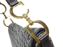 Load image into Gallery viewer, Christian Dior クリスチャンディオール サドルバッグ ワンショルダーバッグ トロッター ネイビー ガリアーノ期 美品 中古 4b006923