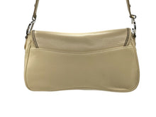 Load image into Gallery viewer, 極美品 Christian Dior クリスチャンディオール サドルワンショルダーバッグ 01-RU-0055 ベージュ系 ロゴ金具 シルバー金具 中古 4b006924