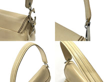 Load image into Gallery viewer, 極美品 Christian Dior クリスチャンディオール サドルワンショルダーバッグ 01-RU-0055 ベージュ系 ロゴ金具 シルバー金具 中古 4b006924