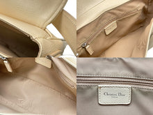 Load image into Gallery viewer, 極美品 Christian Dior クリスチャンディオール サドルワンショルダーバッグ 01-RU-0055 ベージュ系 ロゴ金具 シルバー金具 中古 4b006924