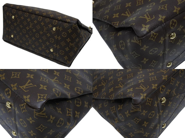 新品同様 LOUIS VUITTON ルイヴィトン アーツィーMM ショルダーバッグ M40249 モノグラム PVC レザー ゴールド金具 中古 4b006927