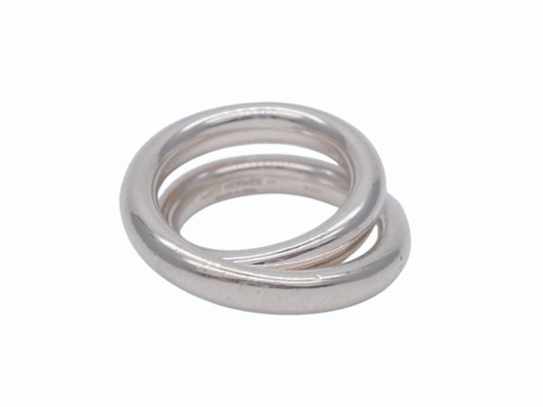 HERMES エルメス Vertige Ring ヴェルティージュ リング 指輪 重量約16.0g サイズ51 11号 Ag925刻印 シルバー925 美品 中古 4b006935