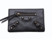 画像をギャラリービューアに読み込む, 極美品 BALENCIAGA バレンシアガ クラシック ザ シティ カードケース ブラック レザー 名刺入れ コインケース 財布 ウォレット 310703 中古 4b006937