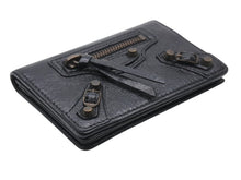 画像をギャラリービューアに読み込む, 極美品 BALENCIAGA バレンシアガ クラシック ザ シティ カードケース ブラック レザー 名刺入れ コインケース 財布 ウォレット 310703 中古 4b006937