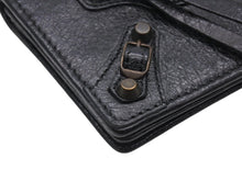 画像をギャラリービューアに読み込む, 極美品 BALENCIAGA バレンシアガ クラシック ザ シティ カードケース ブラック レザー 名刺入れ コインケース 財布 ウォレット 310703 中古 4b006937