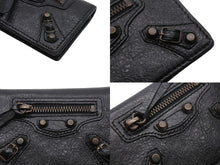 画像をギャラリービューアに読み込む, 極美品 BALENCIAGA バレンシアガ クラシック ザ シティ カードケース ブラック レザー 名刺入れ コインケース 財布 ウォレット 310703 中古 4b006937