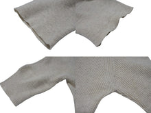 Load image into Gallery viewer, MIUMIU ミュウミュウ 23SS コットン ニットドレス MMA795 サイズ36S ベージュ リブニット ブランドロゴ 美品 中古 4b006948