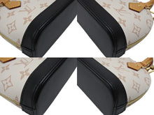 Load image into Gallery viewer, 極美品 LOUIS VUITTON ルイヴィトン ナノ アルマ 2WAYバッグ M46895 モノグラム デュンヌキャンバス ホワイト ブラック ベージュ 中古 4b006950