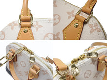 Load image into Gallery viewer, 極美品 LOUIS VUITTON ルイヴィトン ナノ アルマ 2WAYバッグ M46895 モノグラム デュンヌキャンバス ホワイト ブラック ベージュ 中古 4b006950