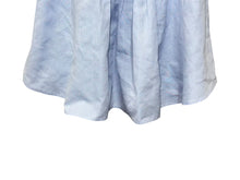 画像をギャラリービューアに読み込む, Christian Dior クリスチャンディオール 長袖ワンピース 7H21509L1356 サイズ34 ブルー コットン 美品 中古 4b006453