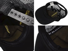 画像をギャラリービューアに読み込む, CHROME HEARTS クロムハーツ トラッカーキャップ ハリウッド限定 CHロゴ刺繍 クロスボール シルバー 925 ブラック 良品 中古 4b006957