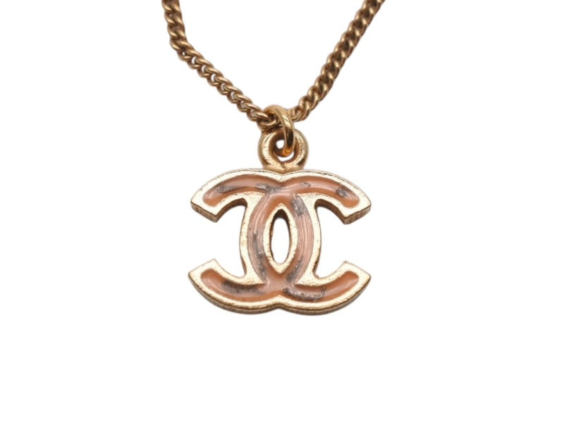 極美品 CHANEL シャネル ココマーク ネックレス 重量約6.5g 05A刻印 全長約42cm ゴールド メタル GP 中古 4b006960
