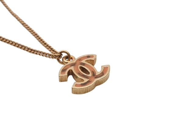 極美品 CHANEL シャネル ココマーク ネックレス 重量約6.5g 05A刻印 全長約42cm ゴールド メタル GP 中古 4b006960