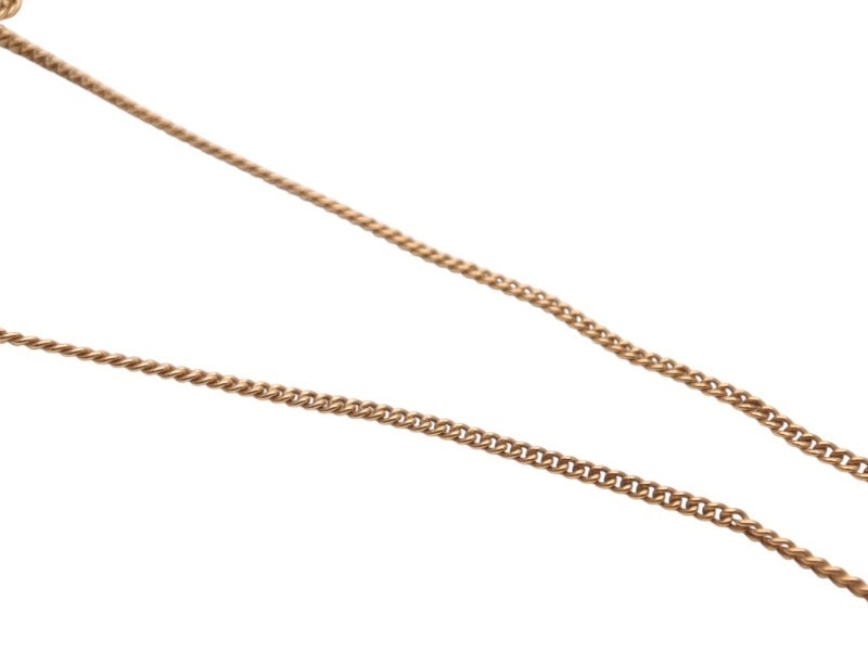 Very good condition CHANEL Coco mark necklace Weight approx. 6.5g 05A stamp Total length approx. 42cm Gold Metal GP Used 4b006960