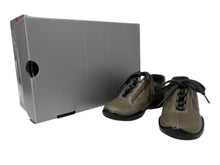 画像をギャラリービューアに読み込む, PRADA SPORTS プラダスポーツ ローカットスニーカー キッズ用 カーキ レザー サイズ18cm 美品 中古 4b006961