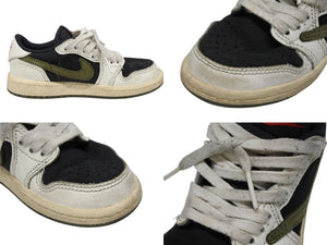 NIKE ナイキ Travis Scott トラヴィススコット エアージョーダン1 ロー OG ミディアム オリーブ キッズ サイズ11C 良品 中古 4b006962