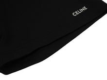 画像をギャラリービューアに読み込む, 極美品 CELINE セリーヌ ショーツ ショートパンツ 2Z144121O サイズL ブラック ポリエステル ロゴプリント 中古 4b006963