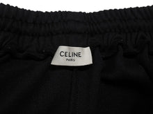 画像をギャラリービューアに読み込む, 極美品 CELINE セリーヌ ショーツ ショートパンツ 2Z144121O サイズL ブラック ポリエステル ロゴプリント 中古 4b006963