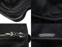 画像をギャラリービューアに読み込む, 極美品 CHROME HEARTS クロムハーツ BAG-MAIL メールバッグ ショルダーバッグ ガンスリンガー ダガージップ ブラック 中古 4b006966