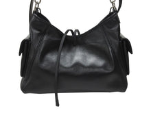 画像をギャラリービューアに読み込む, 新品未使用 LOUIS VUITTON ルイヴィトン キャリーオール バイブ MM ショルダーバッグ M25143 ラムレザー ブラック 中古 4b006968